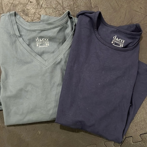 Denim in Co. Tops - denim and Co. size large 95% cotton shirt.